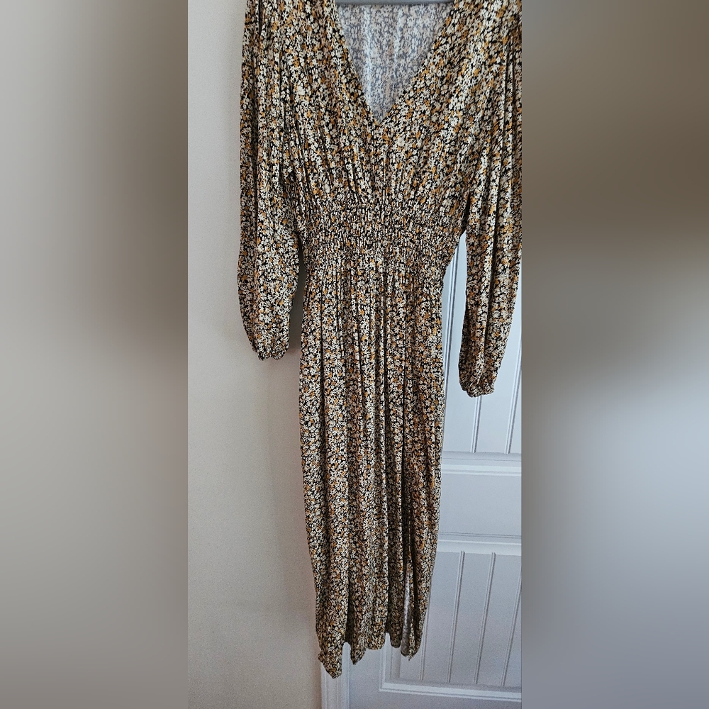Long sleeve dress with pockets